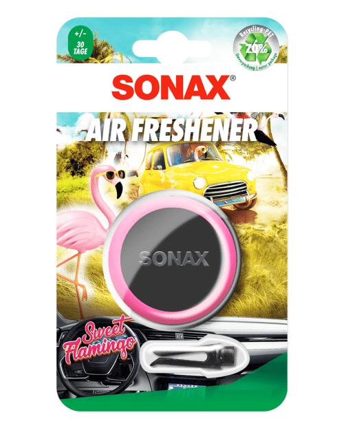 خوشبو کننده دریچه‌ای سوناکس با رایحه Sweet Flamingo مخصوص خودرو Sonax Air Freshener