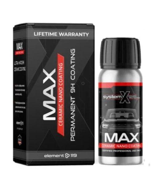 سرامیک بدنه خودرو سیستم ایکس مدل Max Ceramic Nano Coating 9H