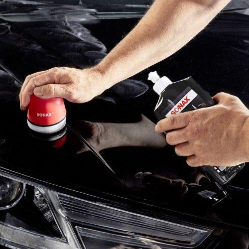 پولیش و واکس رنگی مشکی سوناکس مخصوص بدنه خودرو Sonax مدل Polish & Wax Color