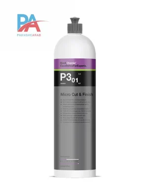 پولیش نرم آنتی هولوگرام کوکمی مخصوص بدنه خودرو حجم 1 لیتر Koch Chemie P3.01