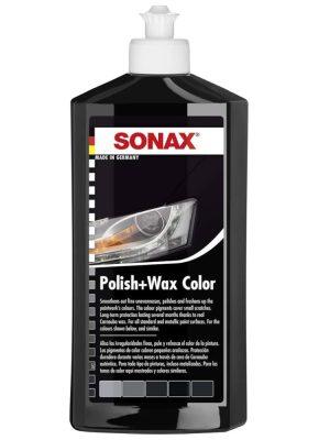 پولیش و واکس رنگی مشکی سوناکس مخصوص بدنه خودرو Sonax مدل Polish & Wax Color