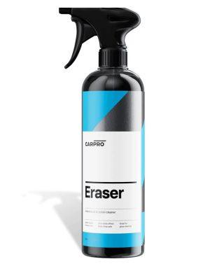 اسپری چربی زدا کارپرو مدل Carpro Eraser پاک کن همچنین می تواند به عنوان مایع بازرسی پس از پولیش برای حذف پرکننده ها و بقایای محصول استفاده شود. ترکیب ویژه الکل‌ها و سورفکتانت‌های پاک کن برای استفاده بر روی سطوح ظریف بی‌خطر است و حاوی تقطیرهای مضر نفتی نیست. در مناطقی که به شدت آلوده شده یا در شب، قسمت جلویی بدن شما می‌تواند به آسانی مانند خود حشرات قربانی شود. این حشره یک آنزیم پروتئینی غلیظ را در سراسر ناحیه ضربه دفع می‌کند و اگر برای مدت طولانی باقی بماند باعث آسیب دائمی به سطوح مختلف می‌شود. علاوه بر این، برخی از حشرات دارای پوسته‌های سخت کیتین هستند که پاک کردن آن‌ها بدون نرم شدن ساختار شیمیایی آنها می‌تواند غیرایمن باشد.