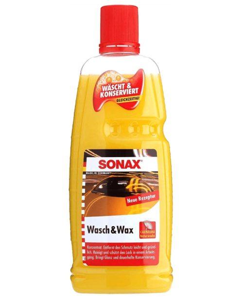 شامپو واکس یک لیتری سوناکس مخصوص بدنه خودرو Sonax Wash & Wax