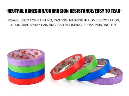 نوار پوششی کاغذ واشی مدل Washi Paper Masking Tape for Car Protection