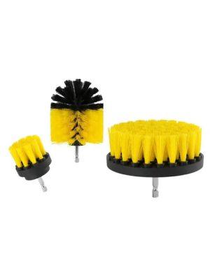 برس 3 عددی دوار برقی Seat Belt Cleaning Brush Scrub Brush