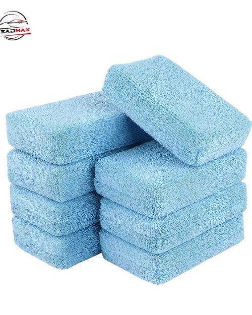 پدهای اپلیکاتور میکروفایبر آبی Premium Blue Microfiber Applicator