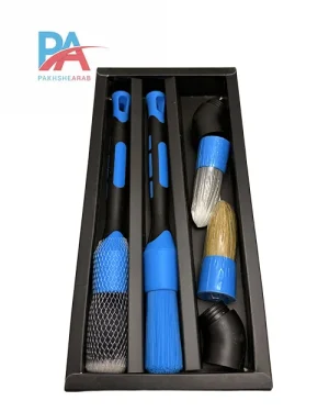 قلموی حرفهای دیتیلینگ لیدمکس 4 سری قابل تعویض Leadmax Detailing Brush Set