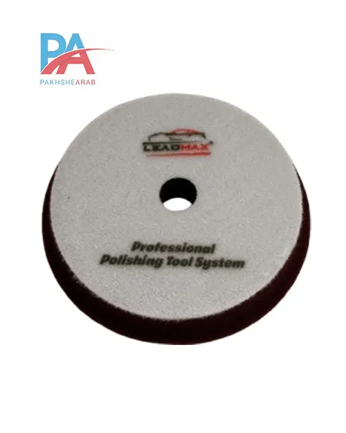 Leadmax 12.5cm maroon medium cut polishing pad PPI70 for 5 inch orbital polisher