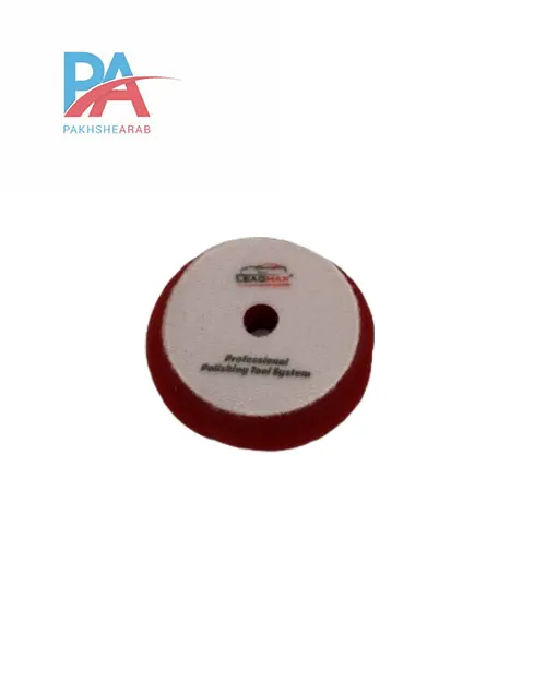 پد واکس لیدمکس 7.5 سانت قرمز PPI90 مناسب اعمال پوشش محافظ و افزایش درخشندگی رنگ خودرو