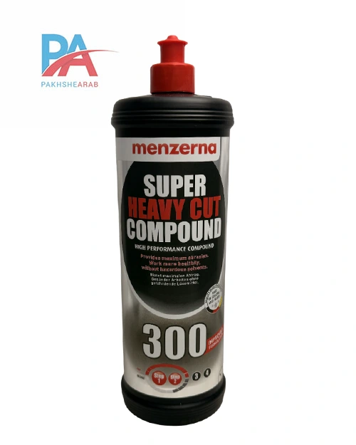 پولیش خیلی زبر منزرنا 300 مخصوص بدنه خودرو حجم 1 لیتر Menzerna Super Heavy Cut Compound
