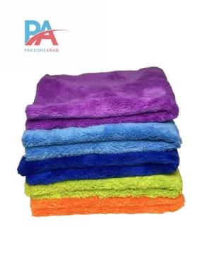 دستمال مایکروفایبر اقتصادی اولترافاین لیدمکس سایز 40×80 مخصوص پاک کردن پولیش و سرامیک خودرو