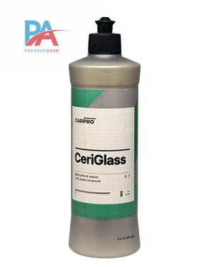 پولیش شیشه کارپرو CeriGlass حجم 500 میلی لیتر برای حذف خط و خش و افزایش شفافیت شیشه خودرو