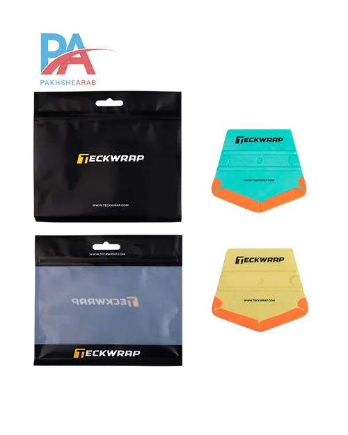 ست کاردک چندرنگ ۱۳ تکه تک رپ مخصوص نصب کاور رنگی خودرو | TeckWrap Multi-Color Squeegee Set - تصویر 2