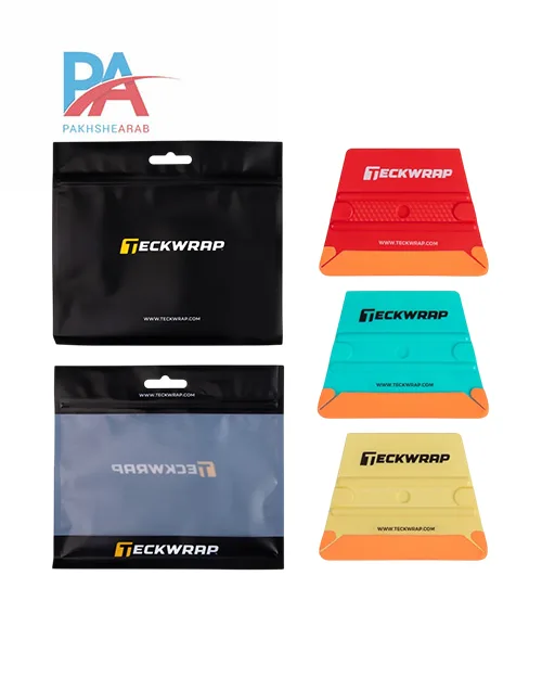 ست کاردک چندرنگ ۱۳ تکه تک رپ مخصوص نصب کاور رنگی خودرو | TeckWrap Multi-Color Squeegee Set - تصویر 4